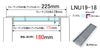 グレーチング 普通目 225（171）×993×19 U字溝180用 溝蓋 U形側溝180mm用 LNU19-18  歩道用