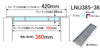 グレーチング 普通目 420（350）×995×38 U字溝360用 溝蓋 U形側溝360mm用 LNU385-36 T14用